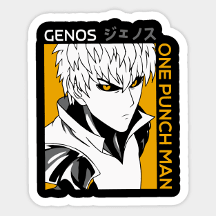 Genos OPM anime Fanart Sticker